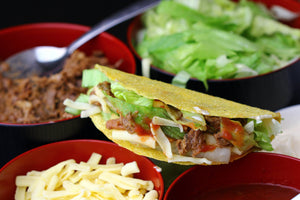 ビーフブリスケット煮込みを使ったタコス