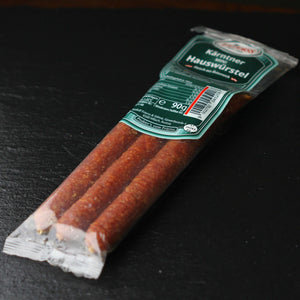 carinthian farm style raw sausages - Hauswürstel 3 x 2 packs mini salami sticks ミニサラミスティック 3本入りｘ2パック ハウスヴルステル | ホールミート