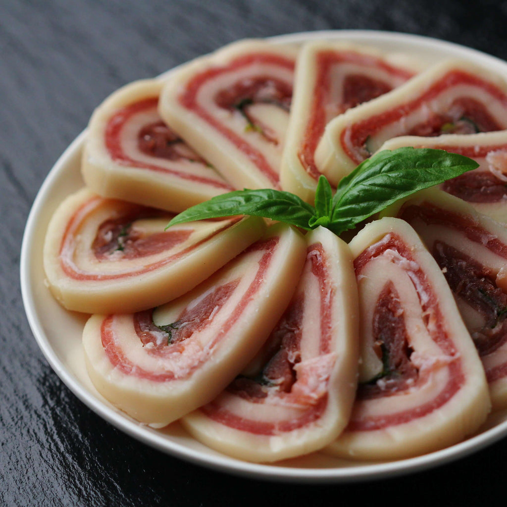 ROLTINI with Mozzarella & Prosciutto & Basil 170G | Italian snacks