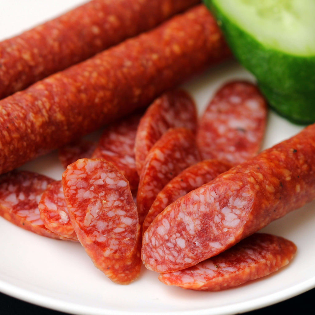 carinthian farm style raw sausages - Hauswürstel 3 x 2 packs mini salami sticks ミニサラミスティック 3本入りｘ2パック ハウスヴルステル