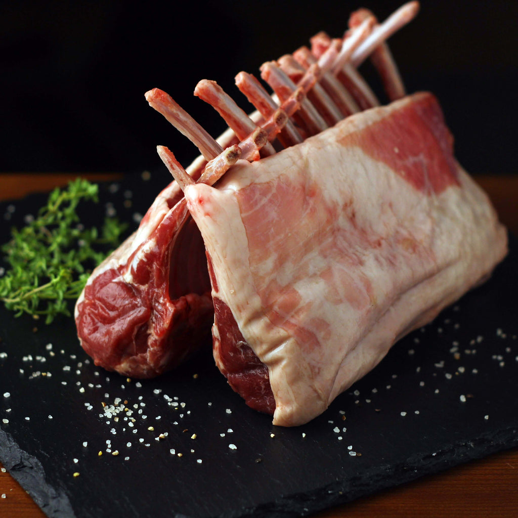 ラムラック　ラム肉　骨付き肉　ニュージーランド産　オンラインショップ　ネット通販　ホールミート Lamb Frenched Rack New Zealand 800g