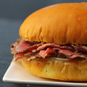Smoked Beef sliced  |  Canadian style smoked and steamed Pastrami