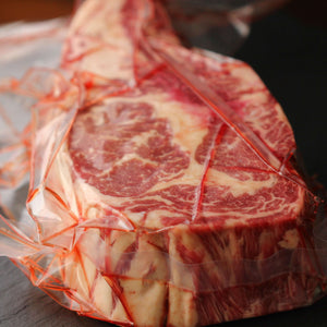Premium OP Rib Steak 900g | John Dee Gold Angus | Gorgeous marbling