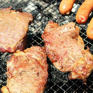 BBQ Party set  Grass Fed Beef steak at discounted Price BBQ set 最高級グラスフェッド牛BBQセットお手頃価格+BBQソーセージ付きセット