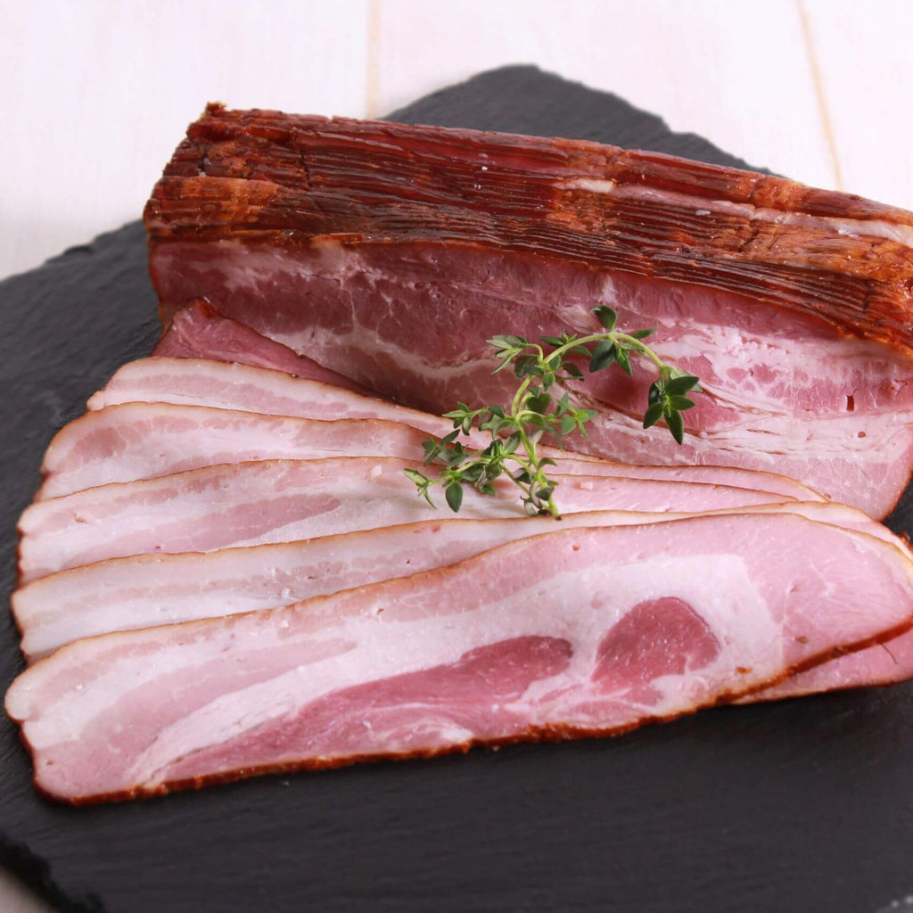 Austrian Smoked Bacon Slices (500g) Real Bacon　塩漬け・燻製カイザーベーコンのスライス（500g）