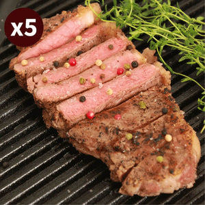 5枚セット　サーロイン ステーキ  牛肉　オージービーフ お肉ネット通販サイト ホールミート Buy Sirloin Strip Steak Online Japan